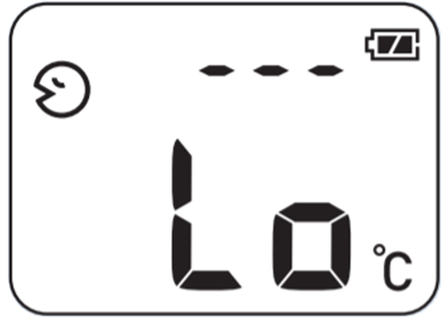  体温計で「Lo」が出て測定できない【MC-720】