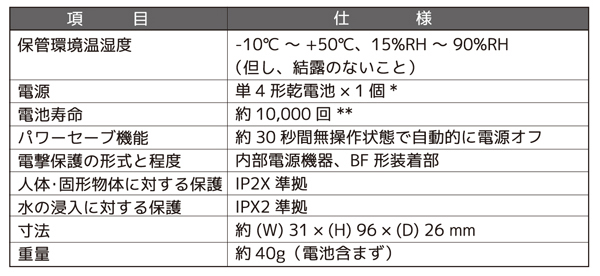 非接触体温計パピッとサーモLightの使い方11 width=